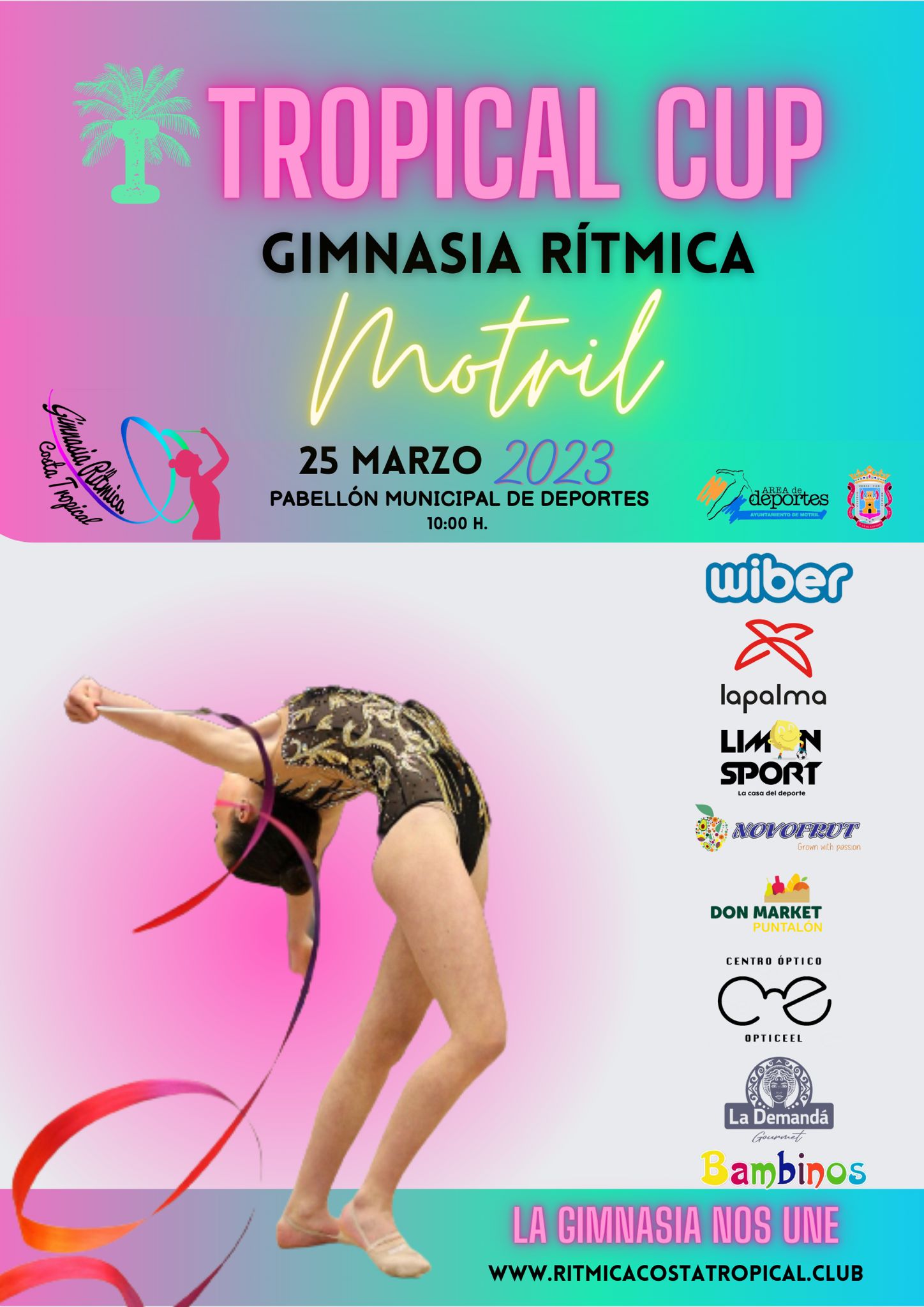 La I Tropical Cup de Gimnasia Rítmica congregará a 460 gimnastas este sábado en Motril